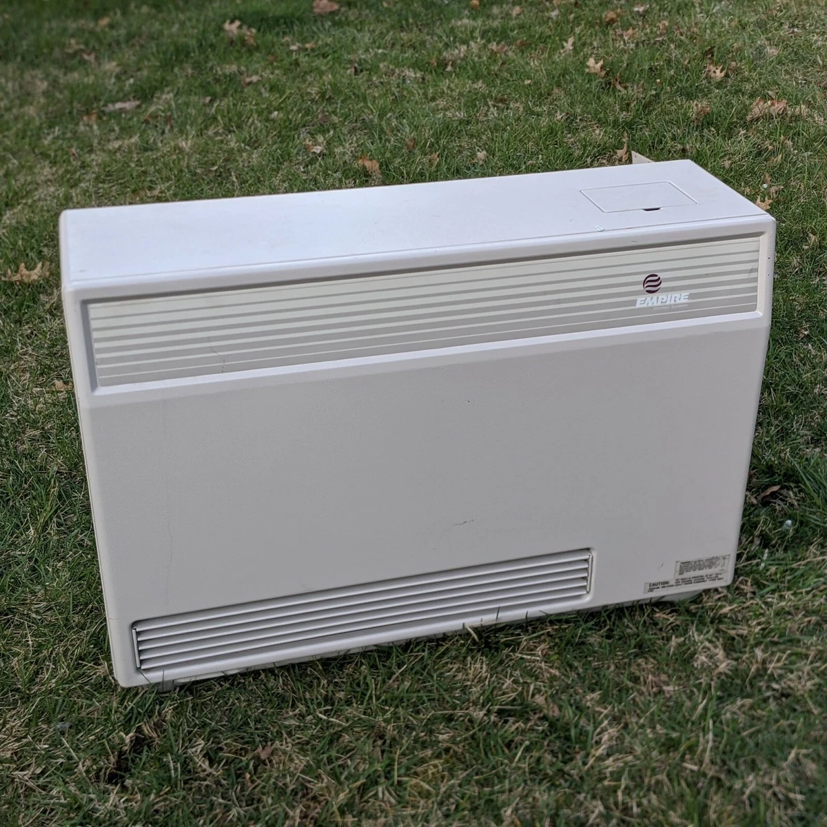 Empire Floor Standing Gas Heater 37u0026#034; x 26u0026#034; x 12u0026#034; - air blower  rear exhaust | eBay