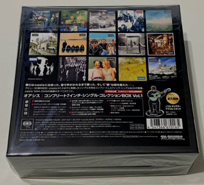 Oasis Complete 7inch Single Collection BOX Vol. 1 Clear Red