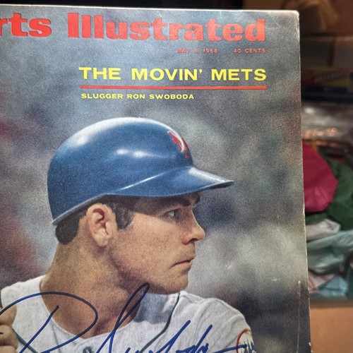 Ron Swoboda Signed Sports Illustrated Magazine NY Mets May 6, 1968 JSA - Picture 5 of 6