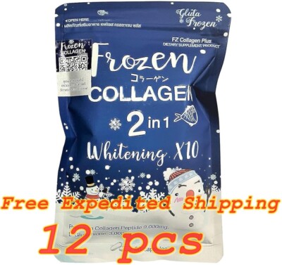 collagen peptides glutathione 12x Frozen Collagen Peptides Glutathione Whitening Bright Skin