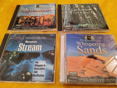 Authentic Nature Sounds - Relaxing with Music - 4 CDs