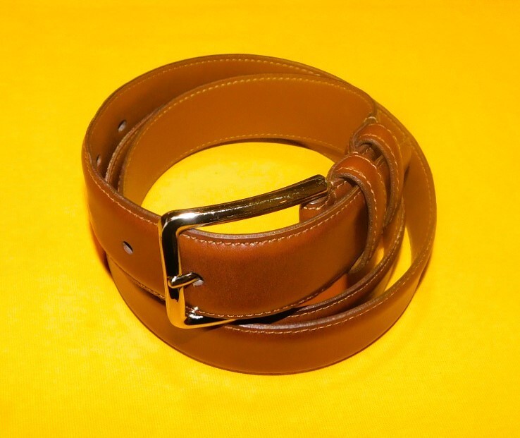 Nordstrom Genuine Leather Brown Belt Nordstrom BROWN GENUINE LEATHER 1 3/8 main image 4