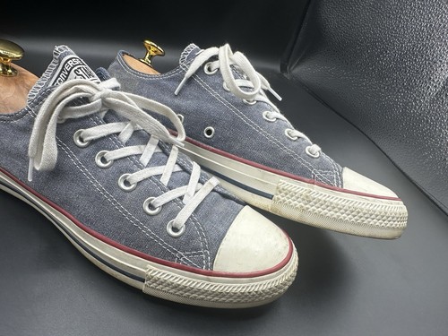 Converse All Star Unisex Blue Denim Stone Wash Low Top Sneaker / Schuhe - UK 7 - Bild 9 von 23