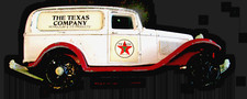 VTG Ertl 1932 Replica Ford Delivery Van Diecast Texas Company Petroleum Bank