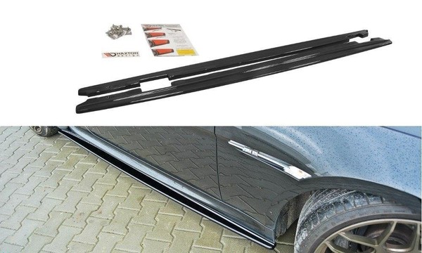 CUP Seitenschweller AnsäTze Schwarz FüR M6 6Er BMW E63 Side Skirts Schweller ABS-image