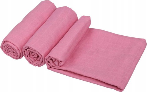 Squares Baby Muslin Nappies Soft Cloth Diaper Bibs Colourful 100% Cotton 3-PACK - Bild 32 von 36