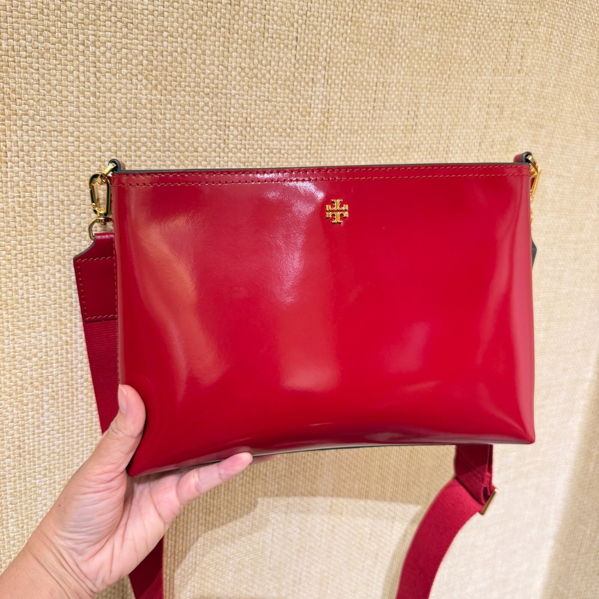 Tory Burch Blake Pebble Leather Swingpack Crossbody 148314