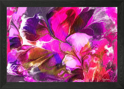 Gerahmtes Wandbild Poster Leinwanddruck Bild Kosmischer Ausbruch