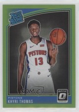2018 Panini Donruss Optic Rated Rookie Lime Green Prizm 76/149 Khyri Thomas fm0