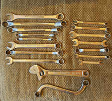 Mixed Brands Sae 17pc Non-ratcheting Wrench Tool Lot Mixed Brands Sae 17pc Non-ratcheting Wrench Tool Lot