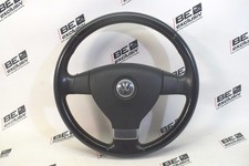VW Tiguan 5N 1.4T 3-Speichen Lederlenkrad Lenkrad Leder schwarz 1T0419091AA