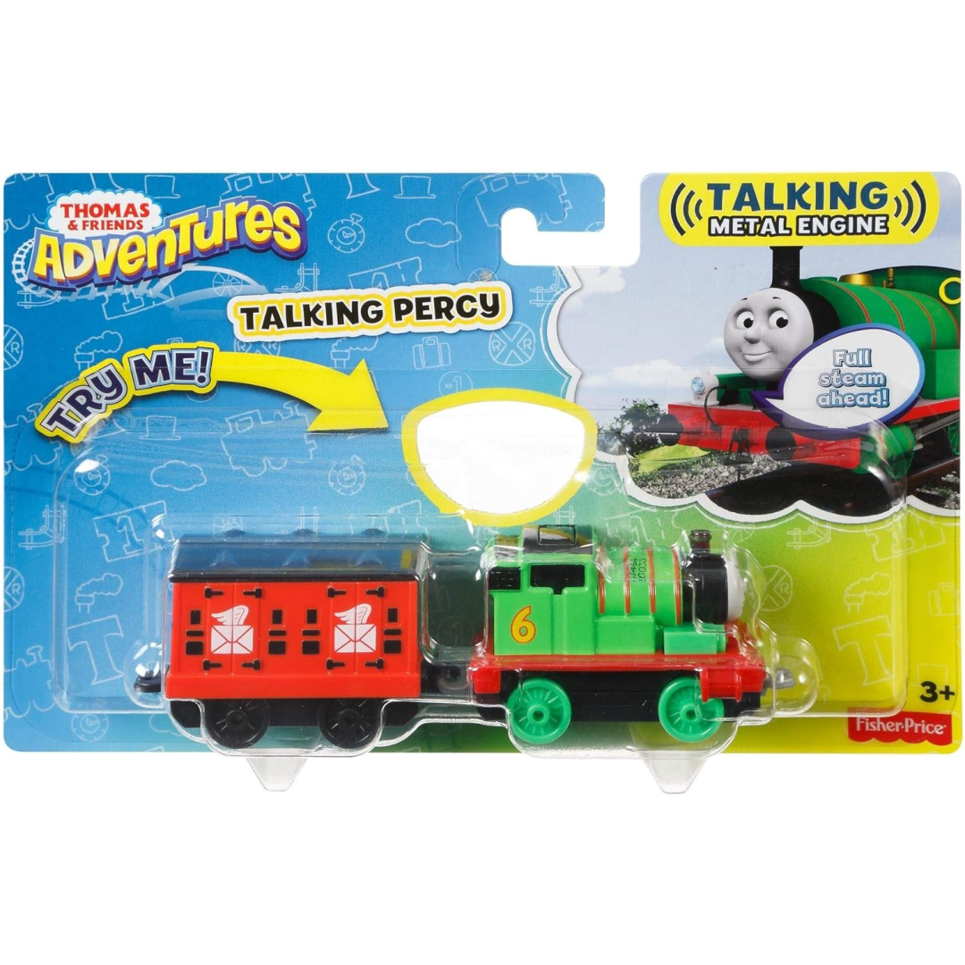 Thomas & Friends Adventures Talking Train Metal Engine Percy New Toy
