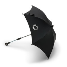 UPF 50 Parasol Umbrella for Strollers - Adjustable Shade, Easy Attachment, Blac