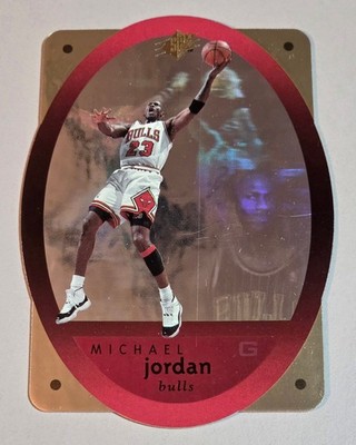 Michael Jordan # 8 Gold Cut NBA 1996 Upper Deck SPx Englisch Near Mint Vintage