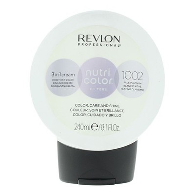 Revlon Nutri Color Filters 1002 Pale Platinum 3 In 1 Hair Cream 240ml For Women