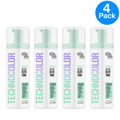 Bondi Sands Technocolor Emerald Self Tanning Foam Deep Olive Tone 6.76oz 4 Pack
