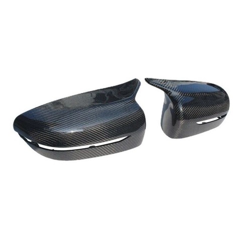 TAPPI COPRI SPECCHIETTI RETROVISORI LATERALI LOOK FIBRA DI CARBONIO PER BMW SERIE 3 4 5 7 G20 G22 G30 - Foto 3 di 3
