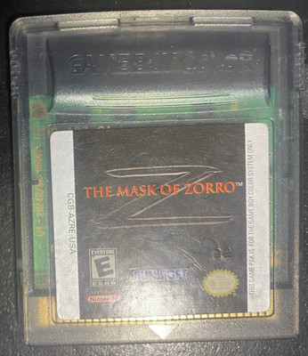 The Mask of Zorro - Nintendo Gameboy Color - Sunsoft - Good Condition