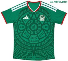 Personalized Mexico Club Mesh Soccer Shirt V-neck 2026-27 Mexico Fan Gear Gift