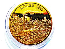 Medaille  Eisenbahn  "Adler 1835"