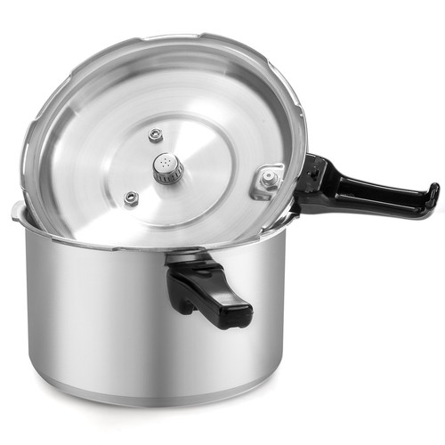 Barton 6 Quart Aluminum Pressure Cooker Canner Valve Stovetop Canning Cooker Pot - Picture 2 of 7