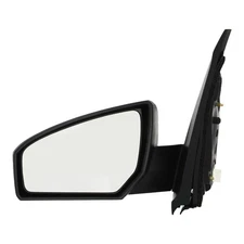 Black Power Side View Door Mirror Driver Left Side For 2007-2012 Nissan Sentra