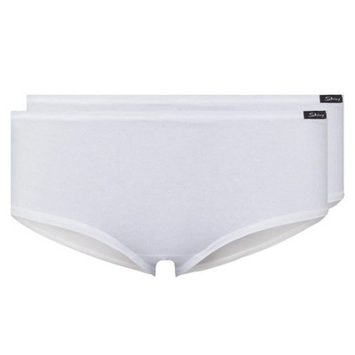 SKINY Damen Panty, 2er Pack - Slip, Pants, Cotton Stretch, Basic