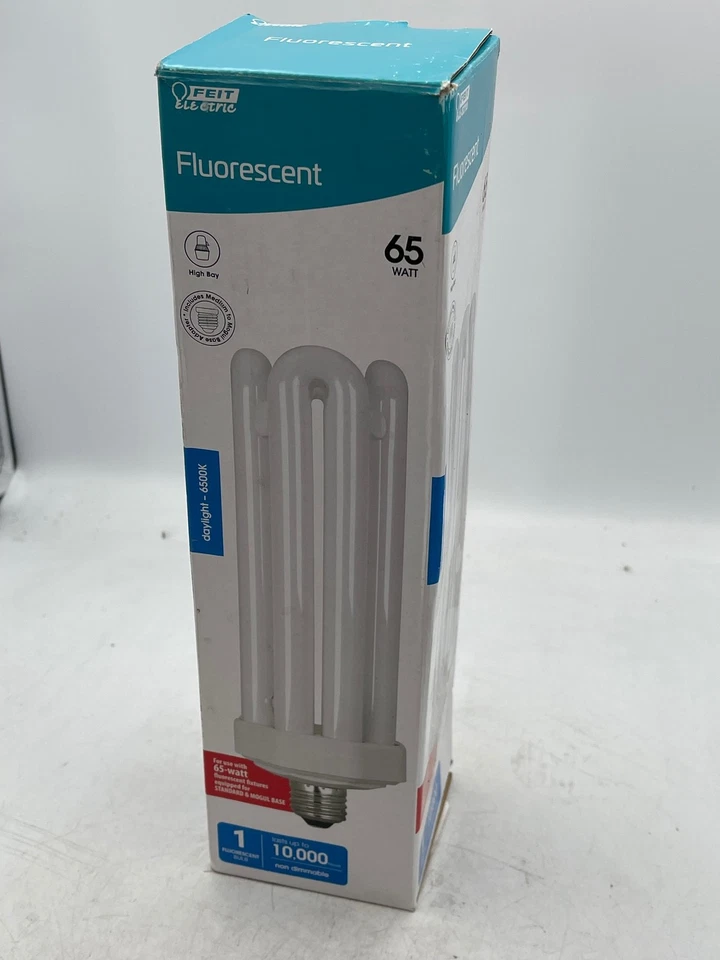 Feit Electric Fluorescent Bulb 65W Daylight 6500K Standard Mogul Base 1-Pack - Image 4 of 4