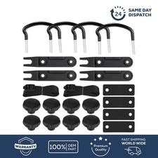 4x Car Roof box U-Bolts Clamps 4pcs Mounting Fitting Van Universal Roof Box