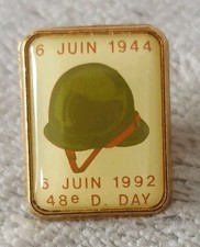Pins Militaire Débarquement D-Day 1944. Dday 