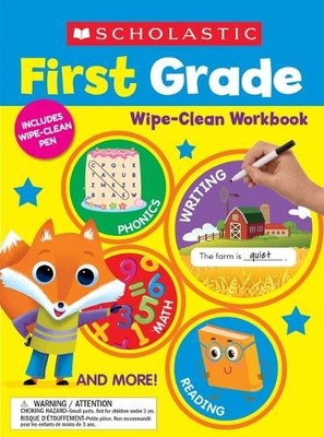 Scholastic Teaching Resour Scholastic First Grade Wipe-Clean Workb (Taschenbuch)