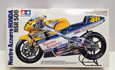 Tamiya 1:12 Nastro Azzurro Honda NSR500 Racing Model Kit No.82 (Open- Complete)