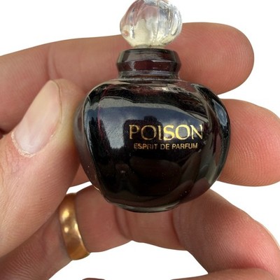 Vtg Christian Dior POISON Esprit De Parfum .17 fl oz/5 ml Travel Size Mini Paris