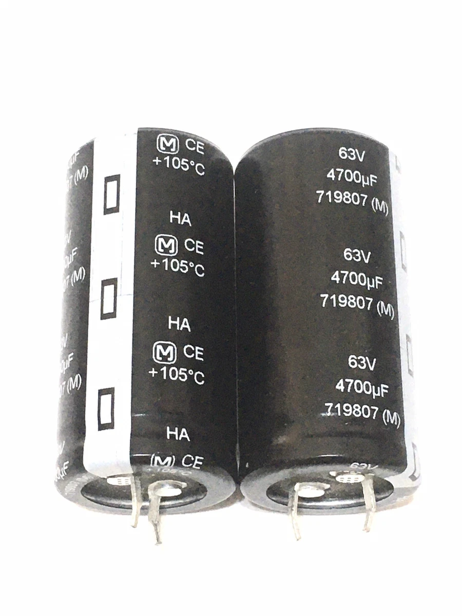 Capacitor El. 4700uf 63v Radial Snap-in 105ºc Diam. 35mm | MercadoLivre - Foto 8