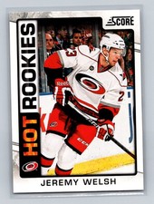 2012-13 Score #539 Jeremy Welsh RC Carolina Hurricanes