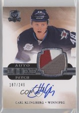 2011-12 Upper Deck The Cup Rookie 187/249 Carl Klingberg #120 Patch Auto 0q7o