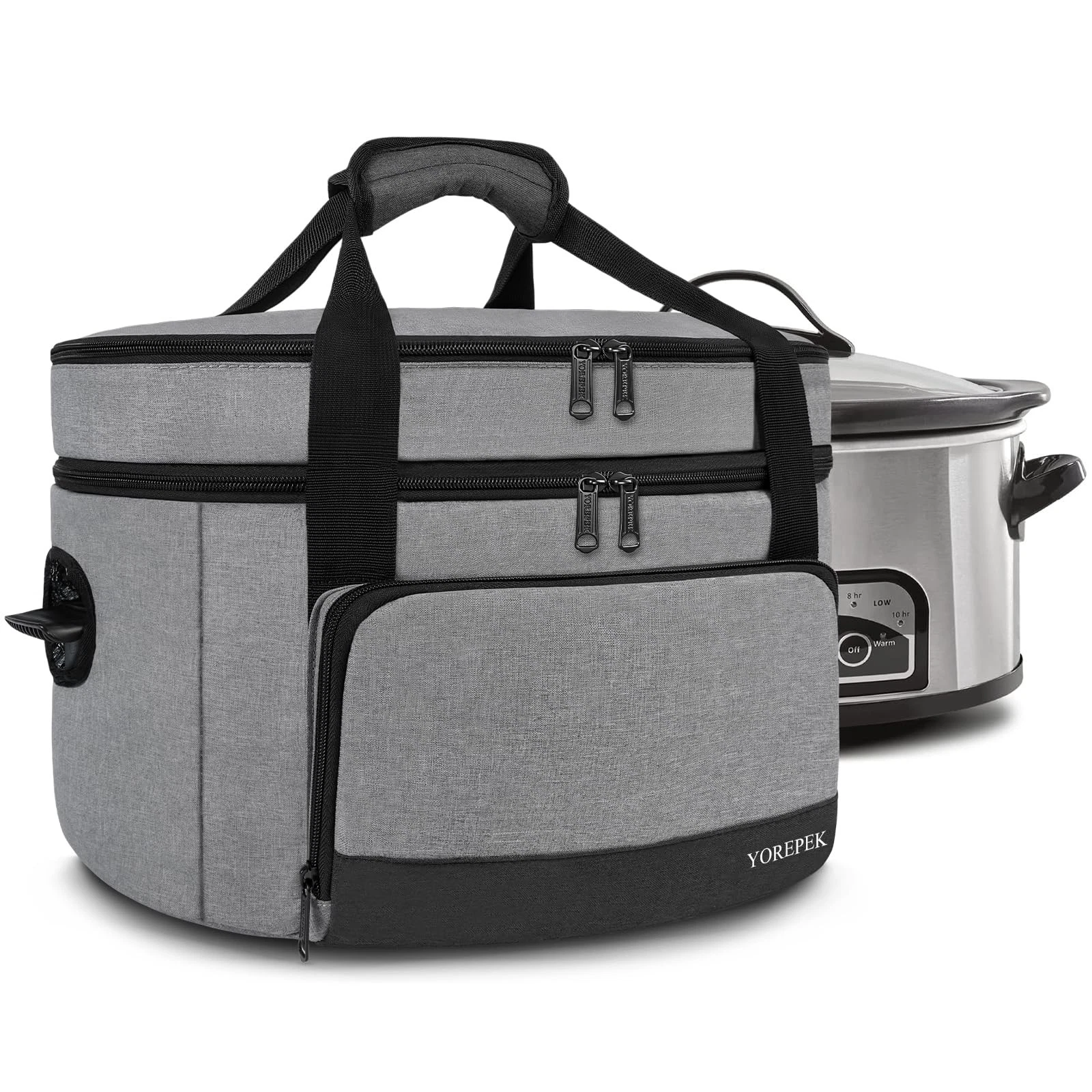 Insulated Slow Cooker Carrier for 68 Quart CrockPots, Perfect for Potlucks