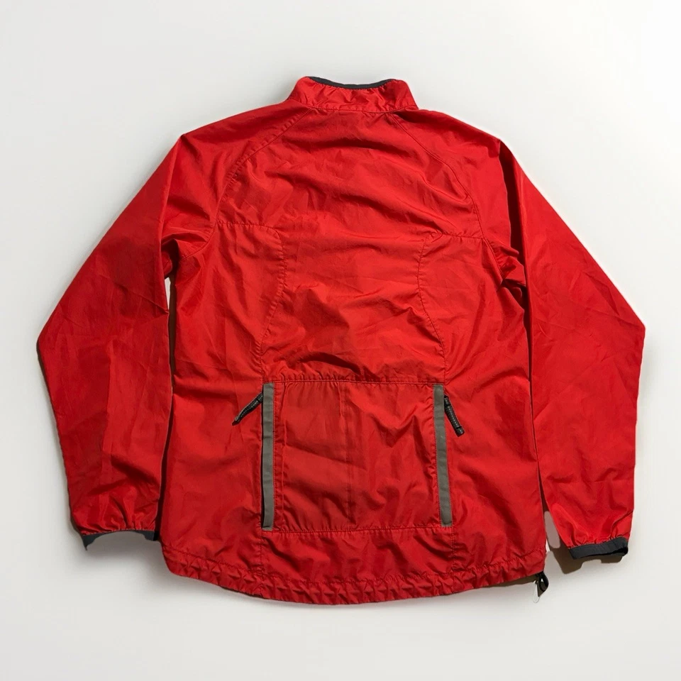 Nike Clima-Fit Rojo Ciclismo Correr Cortavientos Chaqueta Reflectante Bolsillo Trasero M Foto 2 de 4