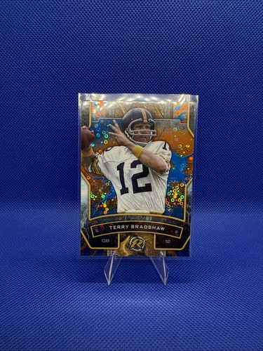 2025 Topps Resurgence Blue/Orange Spark Laser Terry Bradshaw #88 Steelers - Bild 3 von 5