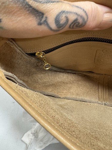 Vintage Coach Vista Tasche 9947 Butterscotch Leder Umhängetasche 1994 - Bild 3 von 24