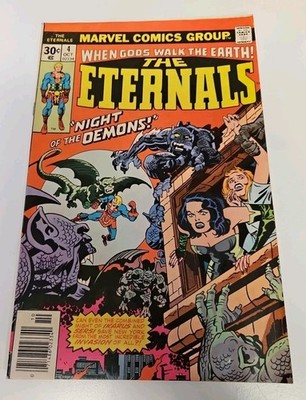 The Eternals #4 (1976, Marvel) 1st App Gammenon The Gatherer Night Of The Demons