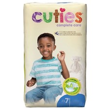 Cuties Complete Care Baby Diaper Size 7 Over 41 lbs. CDB007 200 Ct