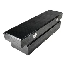 69 Inch Heavy-Wall Aluminum Crossover Truck Toolbox Trailer Pickup Tool Box+Lock
