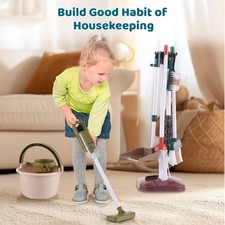 Juego de limpieza para niños con aspiradora para niños pequeños OXHN