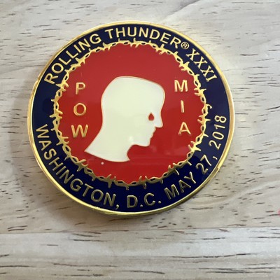 2018 Rolling Thunder XXXI POW-MIA WASHINGTON DC MAY27th Challenge Coin