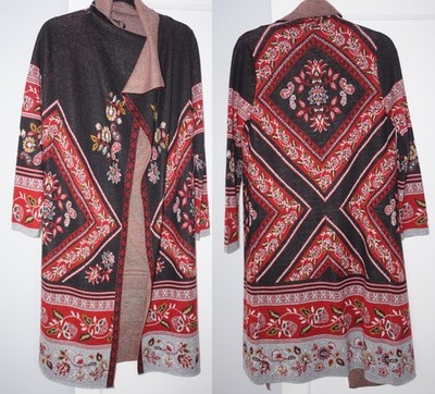 Maxsport Long Open Front Cardigan Sweater Womens Size XS