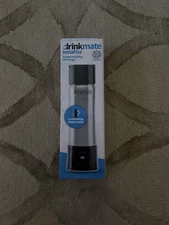 Drinkmate Instafizz water and juice fizzer, black. Used