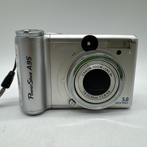 Canon PowerShot A95 5 MP Digital Camera 3x Optical Zoom W/ Flash Card - Tested! - Picture 10 of 12