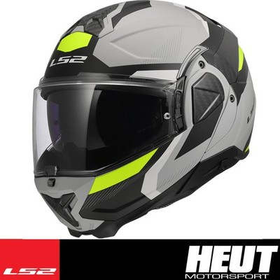 LS2 FF910 ADVANT II TRIPLE MATT LIGHT GREY | Klapphelm |ECE 22.06 | 2026