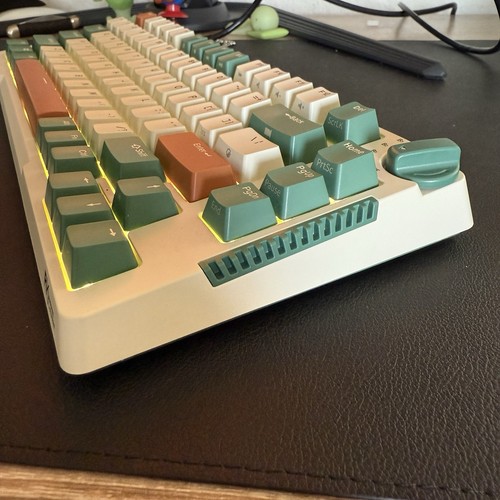Support de joint de clavier mécanique RK H81 échangeable à chaud RGB gris vert sans dongle - Photo 6/13